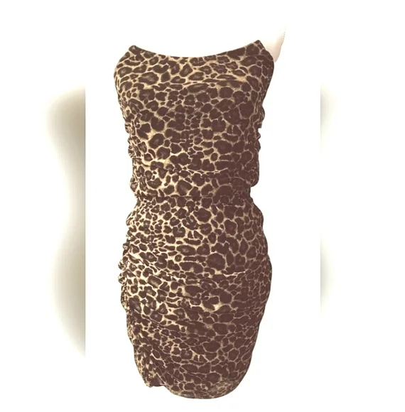 NWT Just Polly NY Leopard Print Skirt Set Sz Medium - Picture 6 of 7